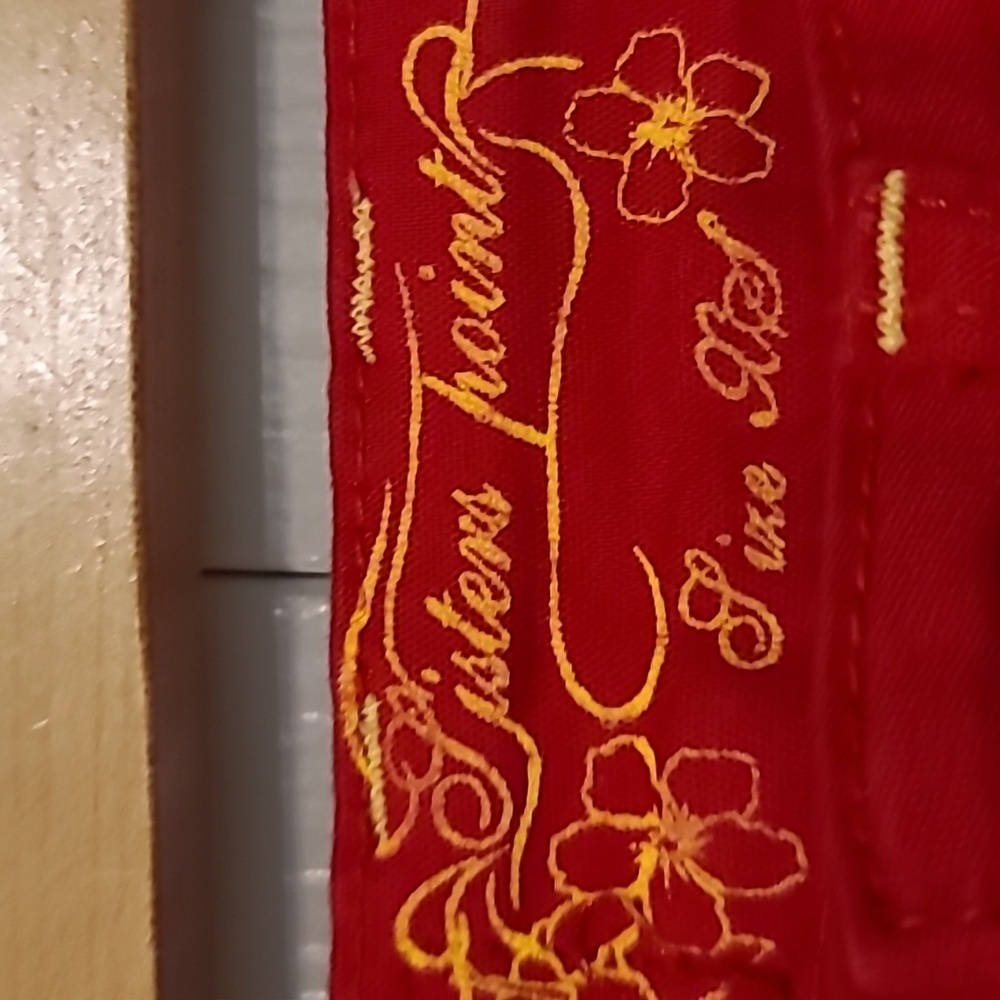 *Rare Find* Sisters point FODA Red high waisted Wide Leg pants XS Y2K - Picture 5 of 16